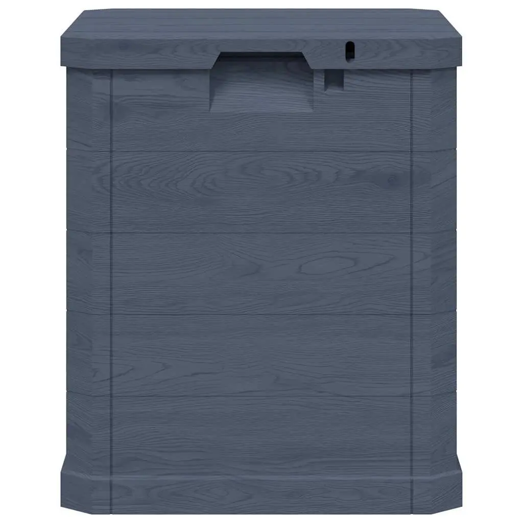 90L Anthracite Garden Storage Box for Outdoor Use