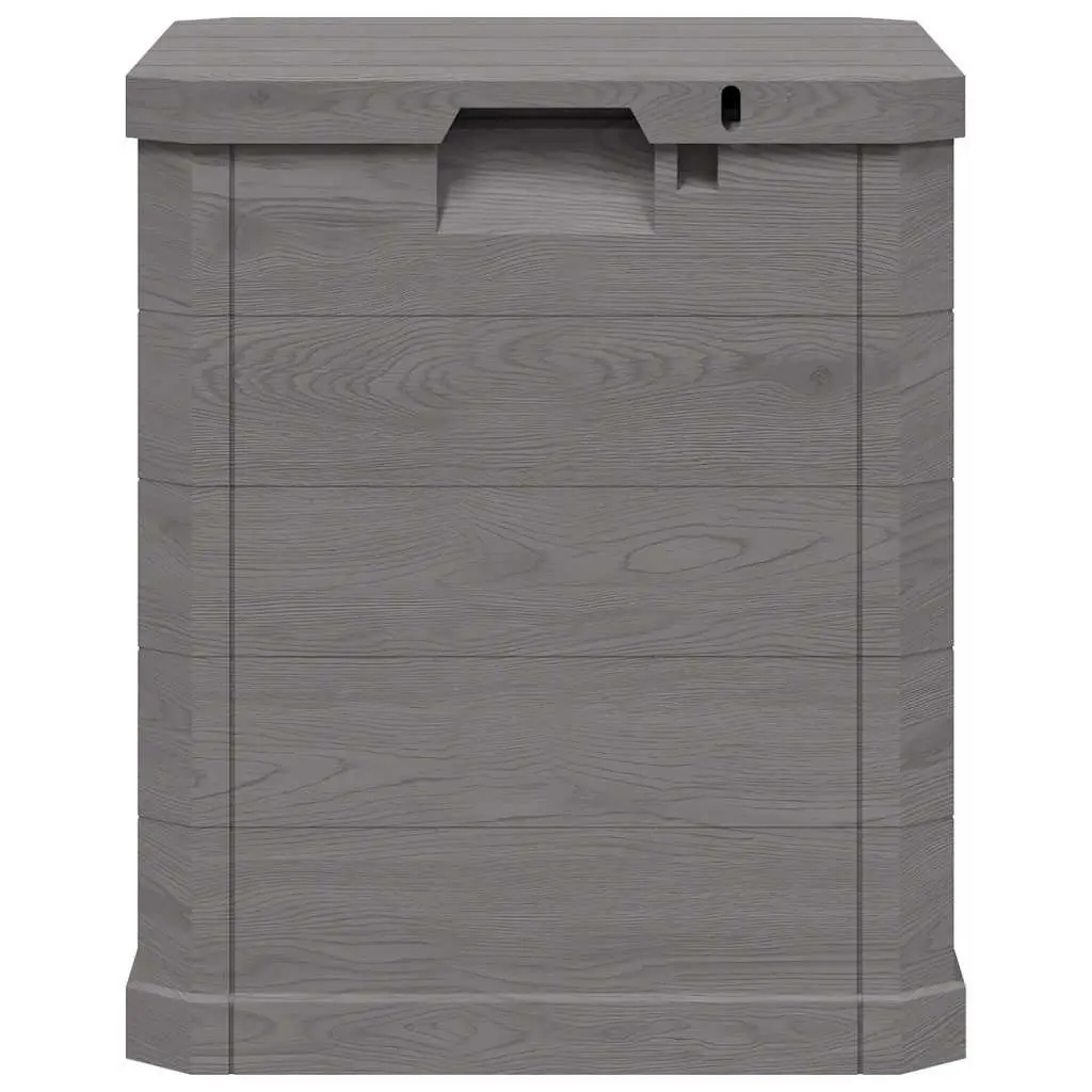 90L Brown Garden Storage Box for Outdoor Use