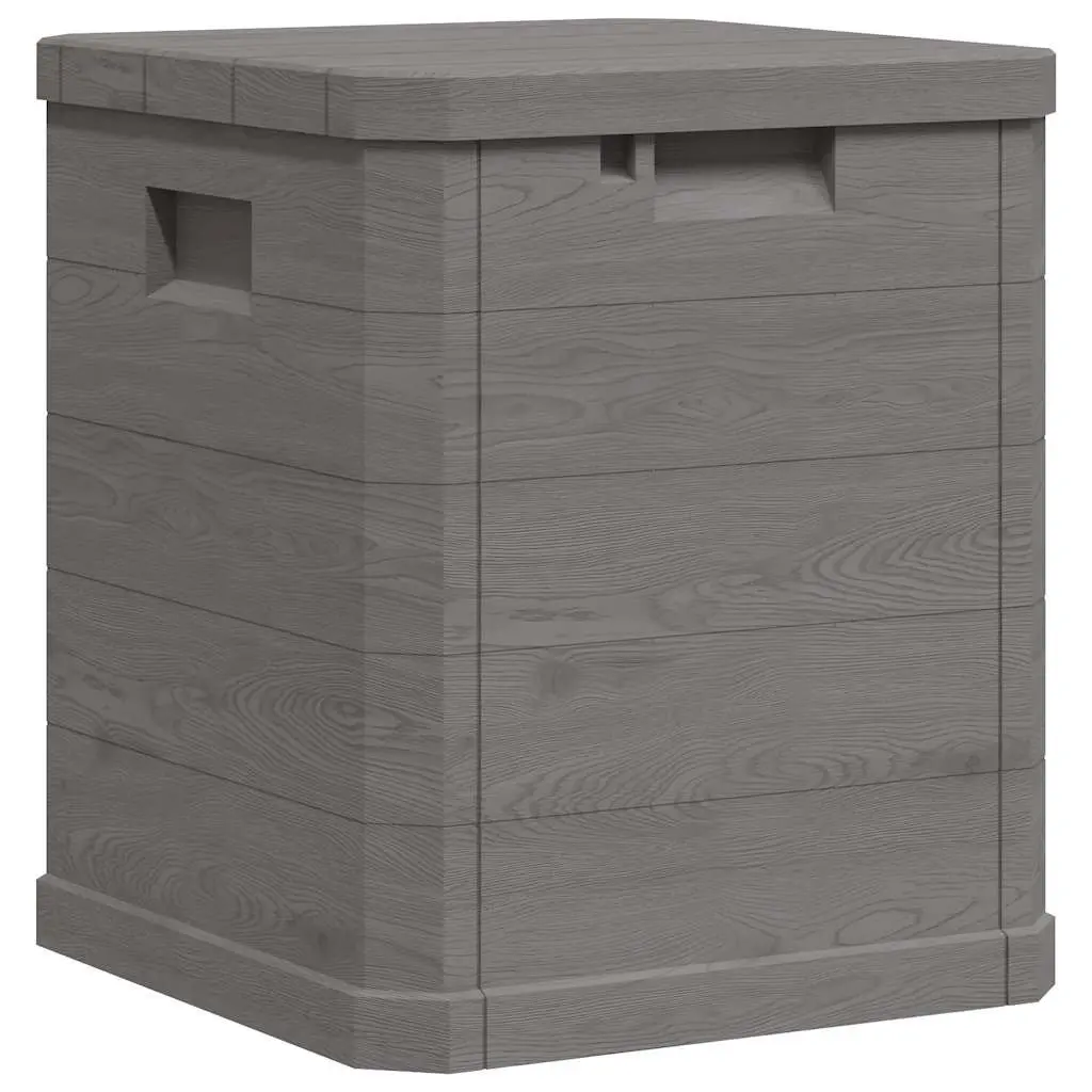 90L Brown Garden Storage Box for Outdoor Use
