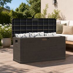280L Garden Storage Box for Outdoor Furniture and Tools