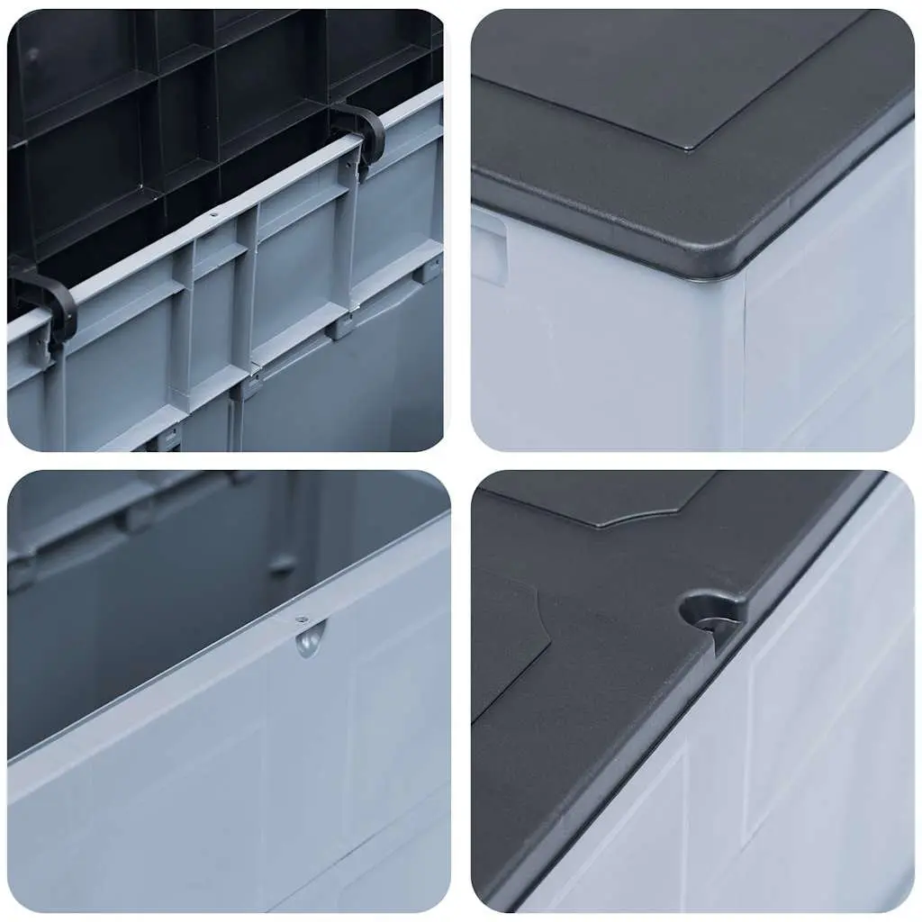 Storage Box Plastic 320L Weatherproof Grey