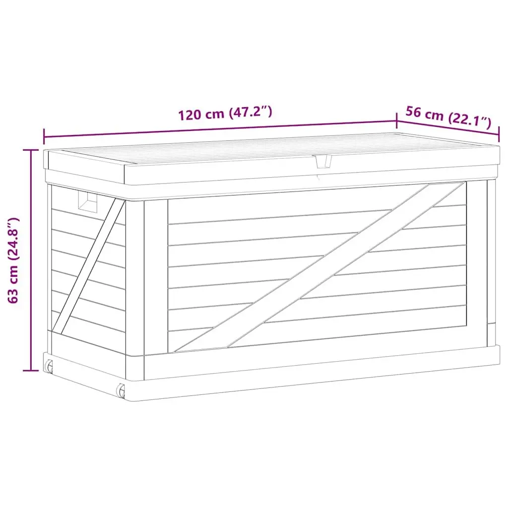 Garden Storage Box 420L Weather Resistant
