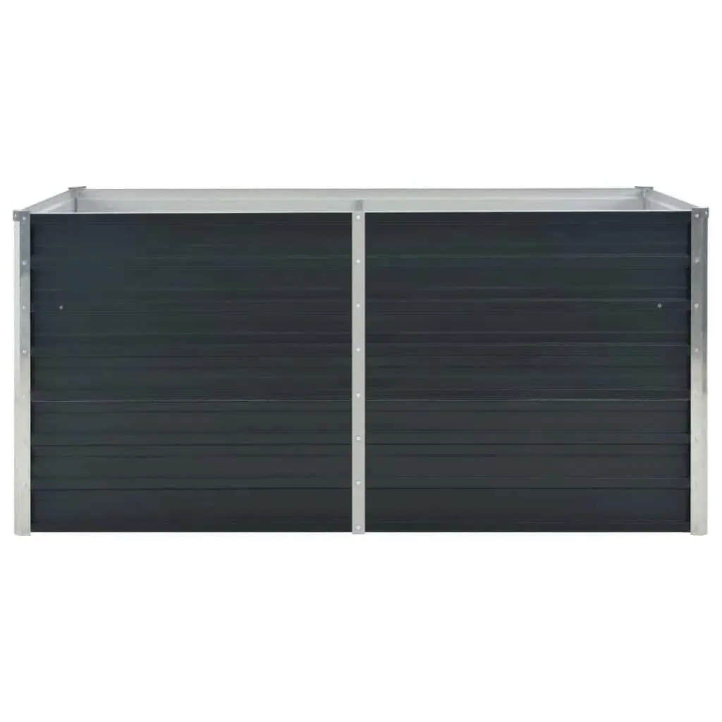 Raised Garden Bed 160x80x77 cm Anthracite Steel