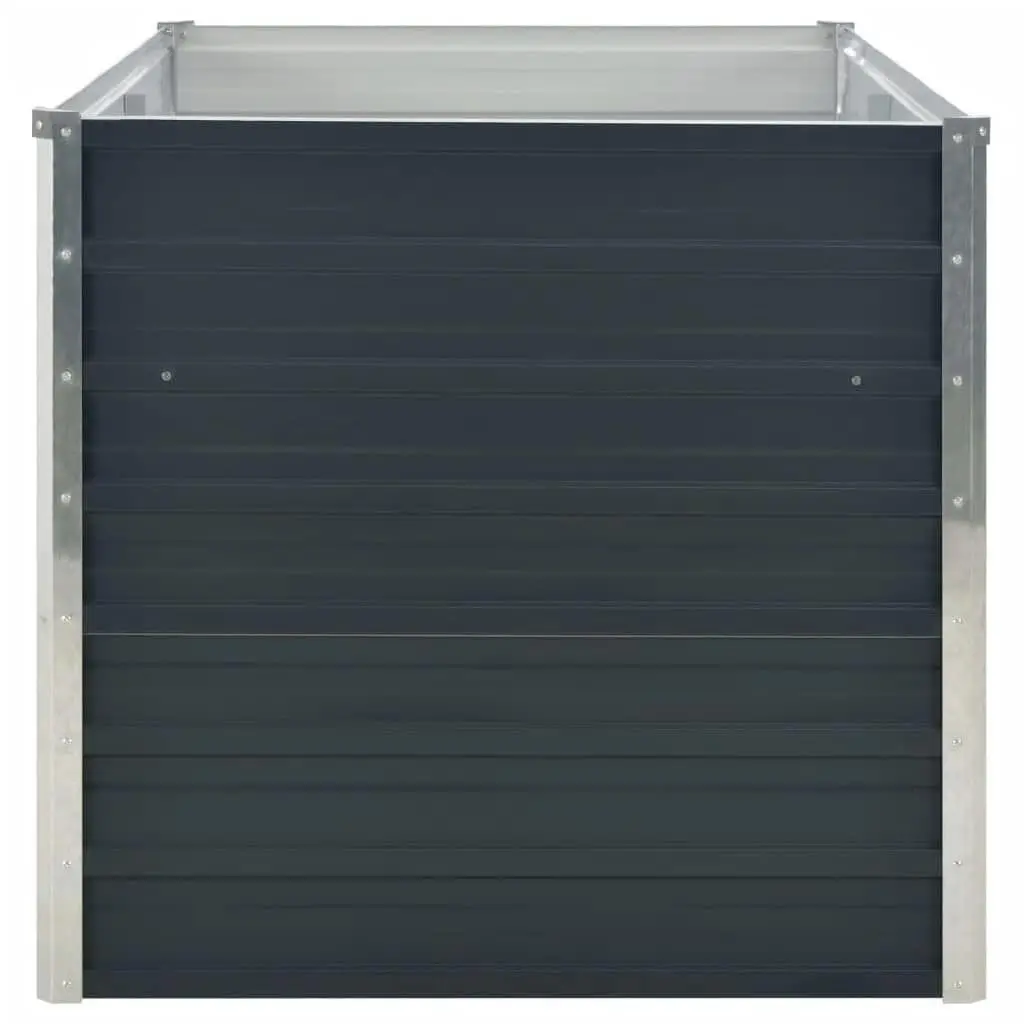Raised Garden Bed 160x80x77 cm Anthracite Steel