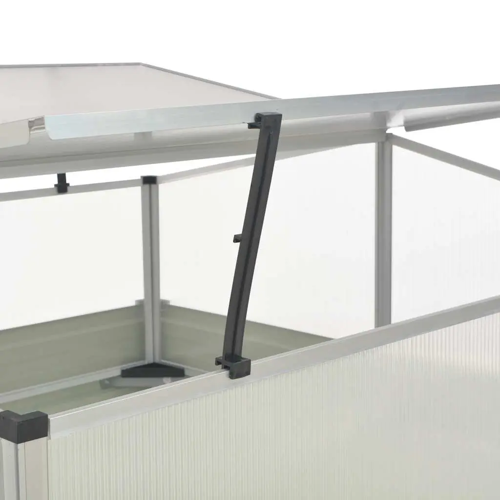 Anthracite Greenhouse for Plants 100x100x77cm