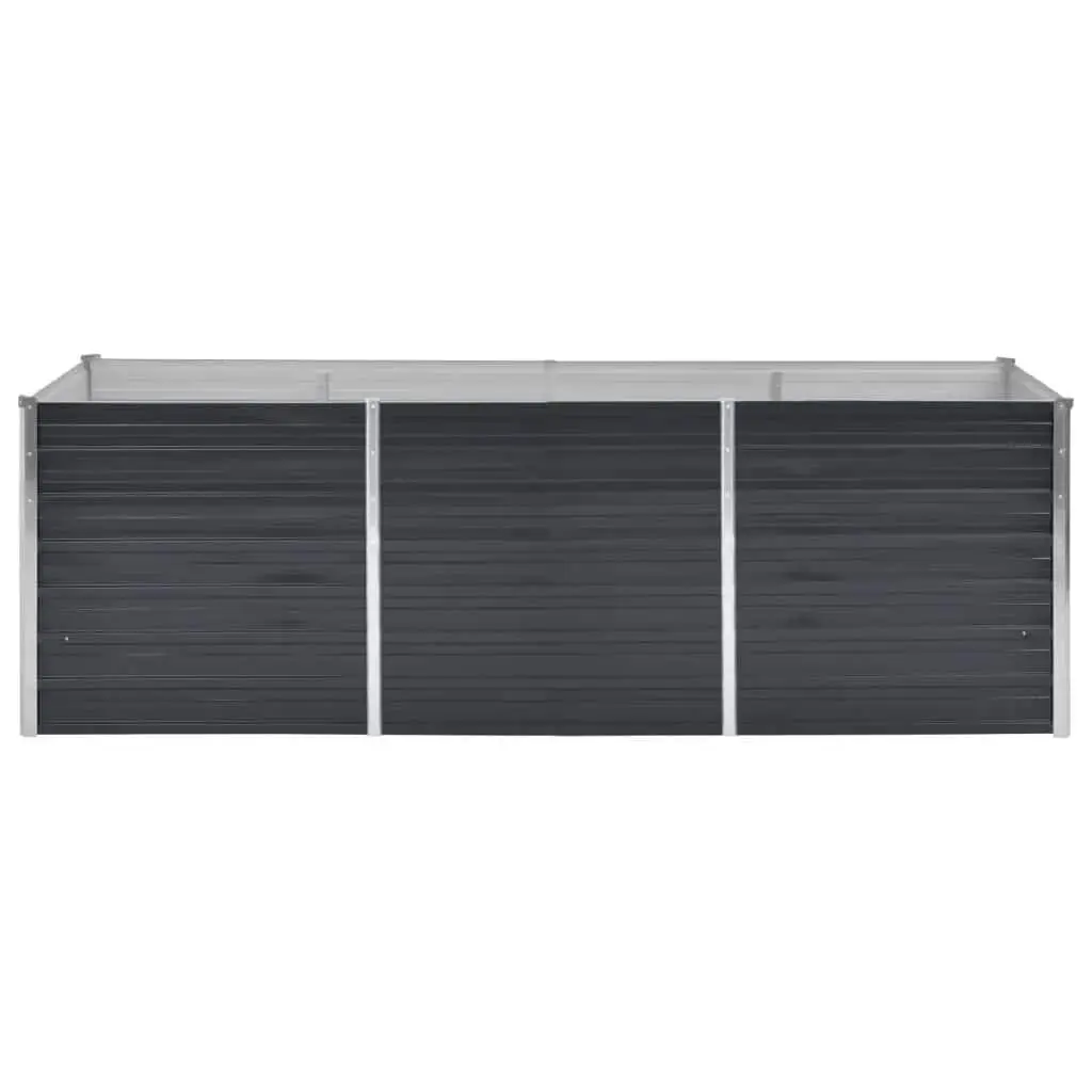 Anthracite Raised Garden Bed 240x80x77cm