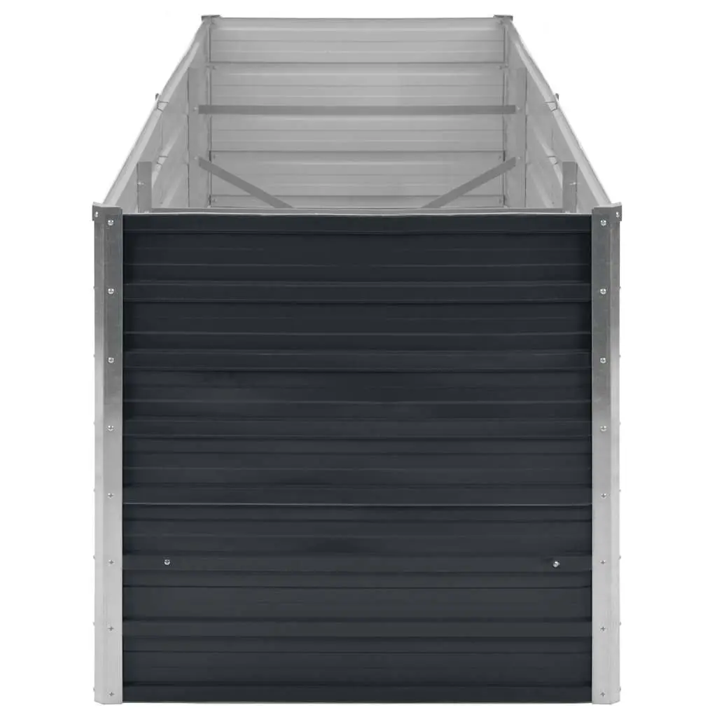 Anthracite Raised Garden Bed 240x80x77cm