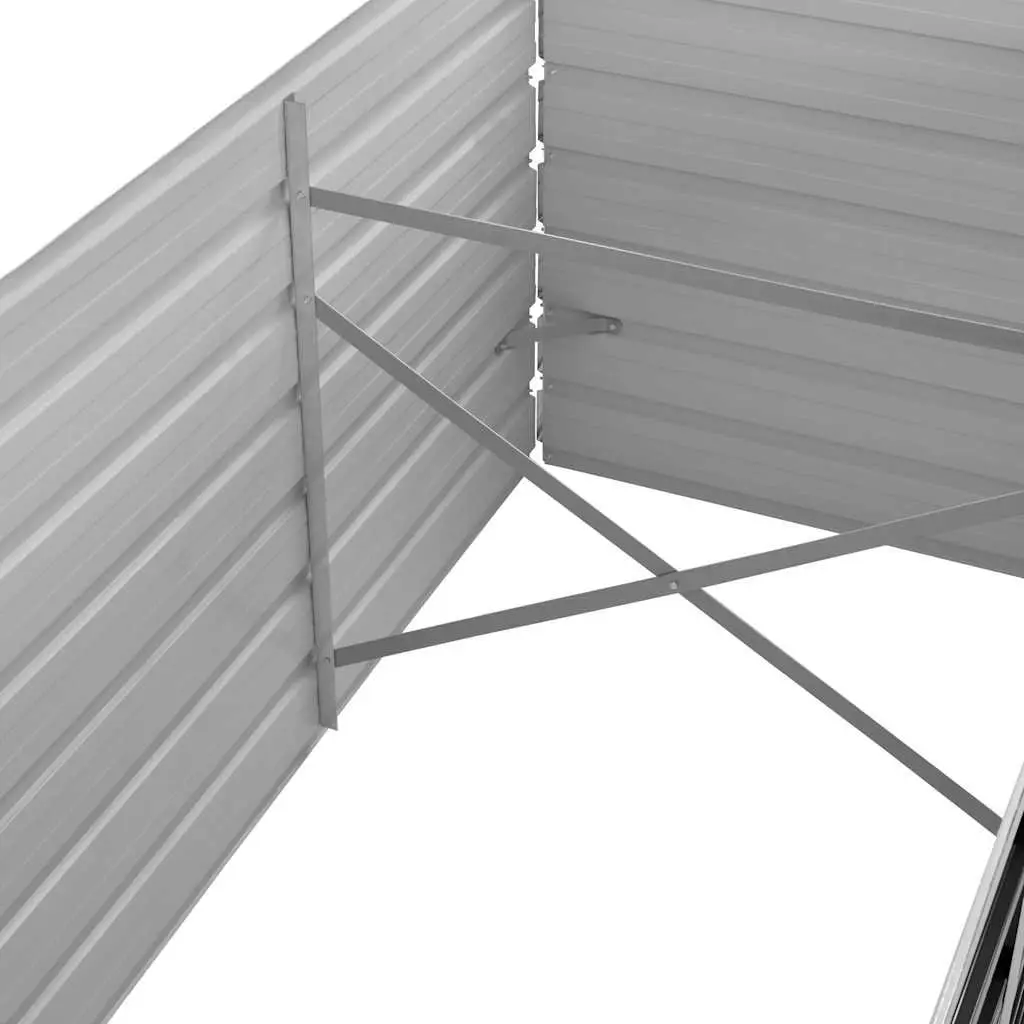 Anthracite Raised Garden Bed 240x80x77cm