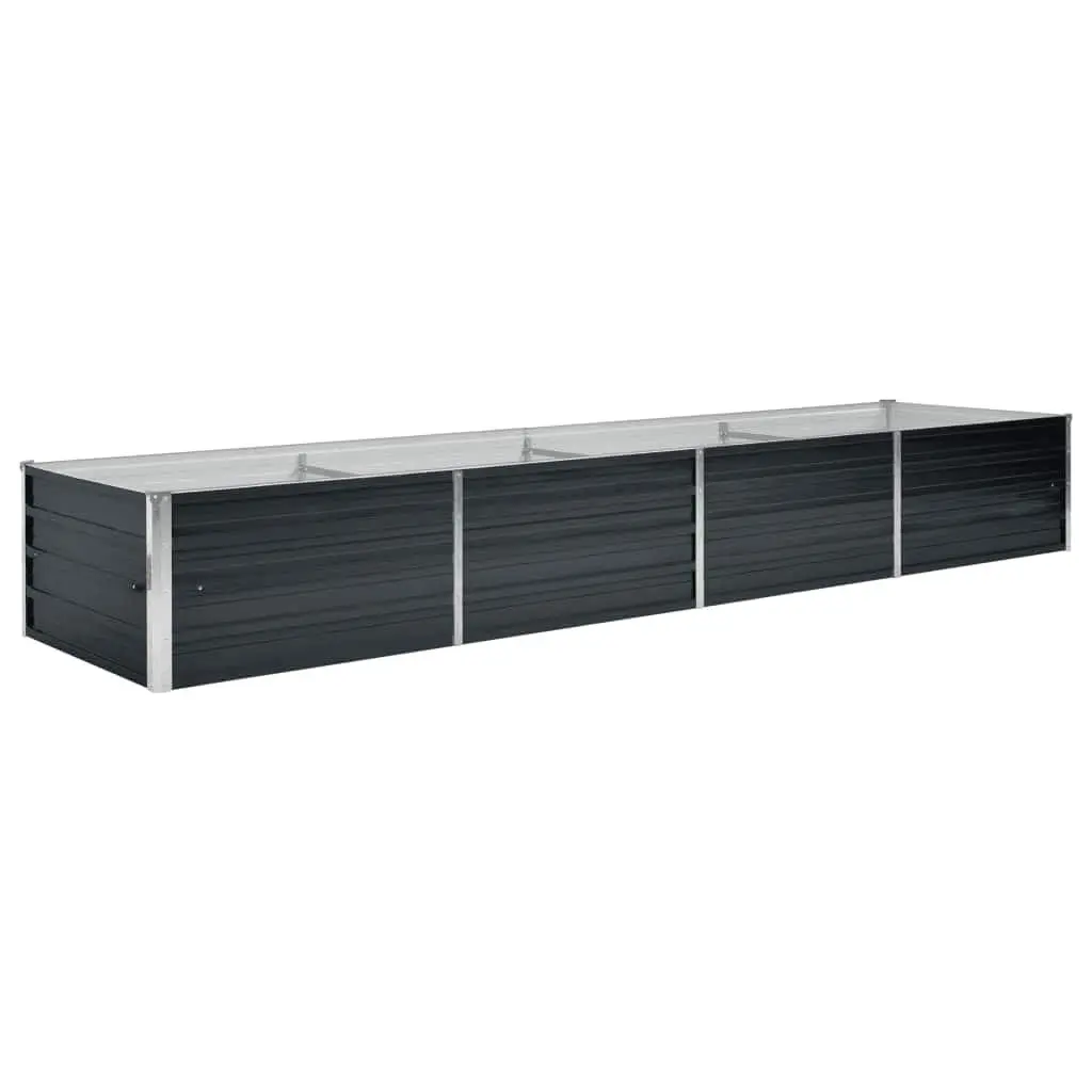 Anthracite Raised Garden Bed 320x80x45cm