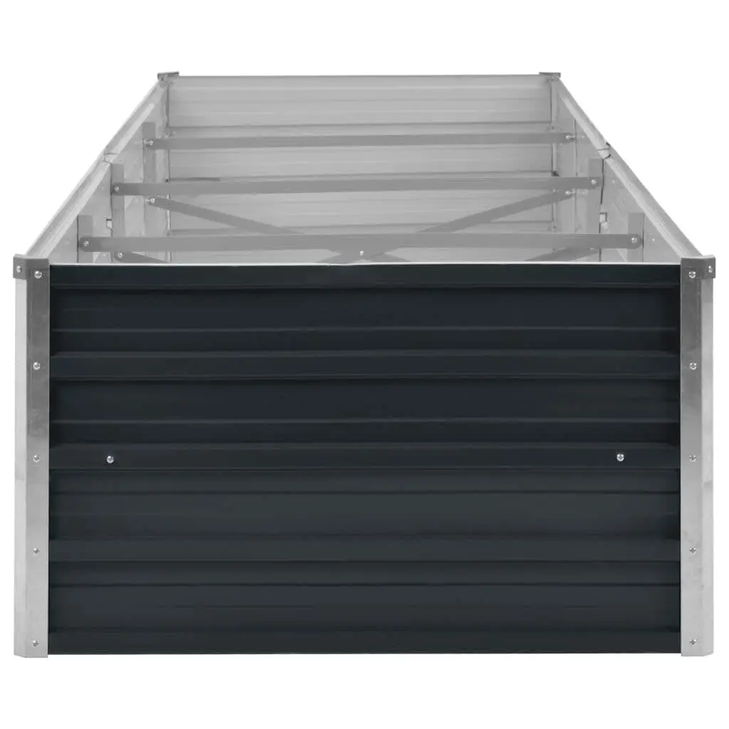 Anthracite Raised Garden Bed 320x80x45cm