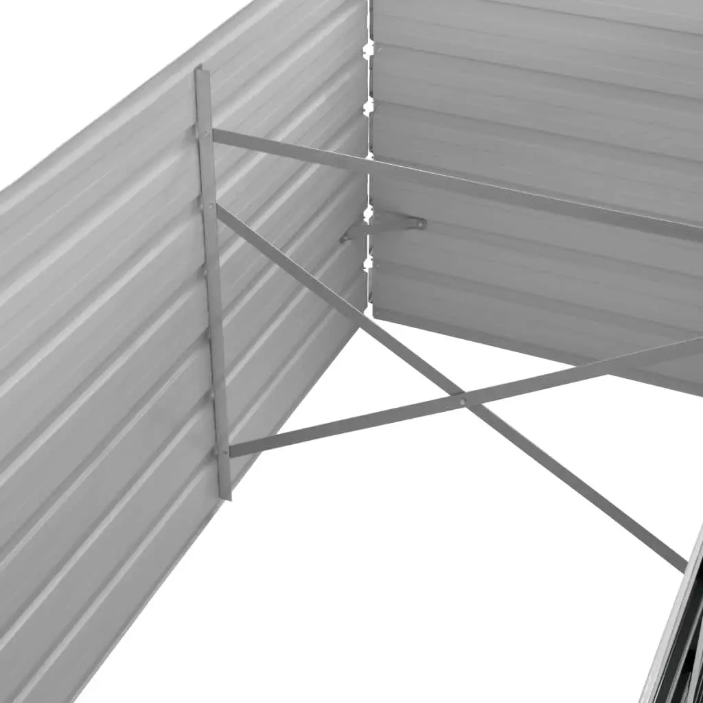 Anthracite Raised Garden Bed 320x80x45cm