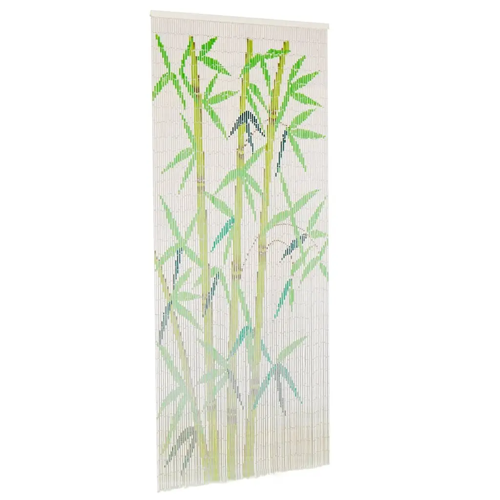 Insect Door Curtain Bamboo 90x200 cm Multicolour