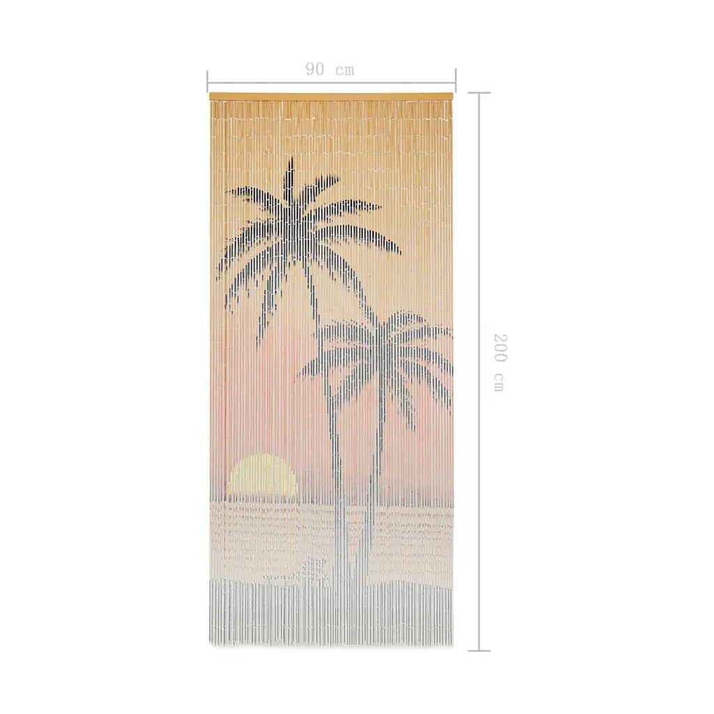 Bamboo Insect Door Curtain Multicolour Window Screen Fly Mosquito Barrier