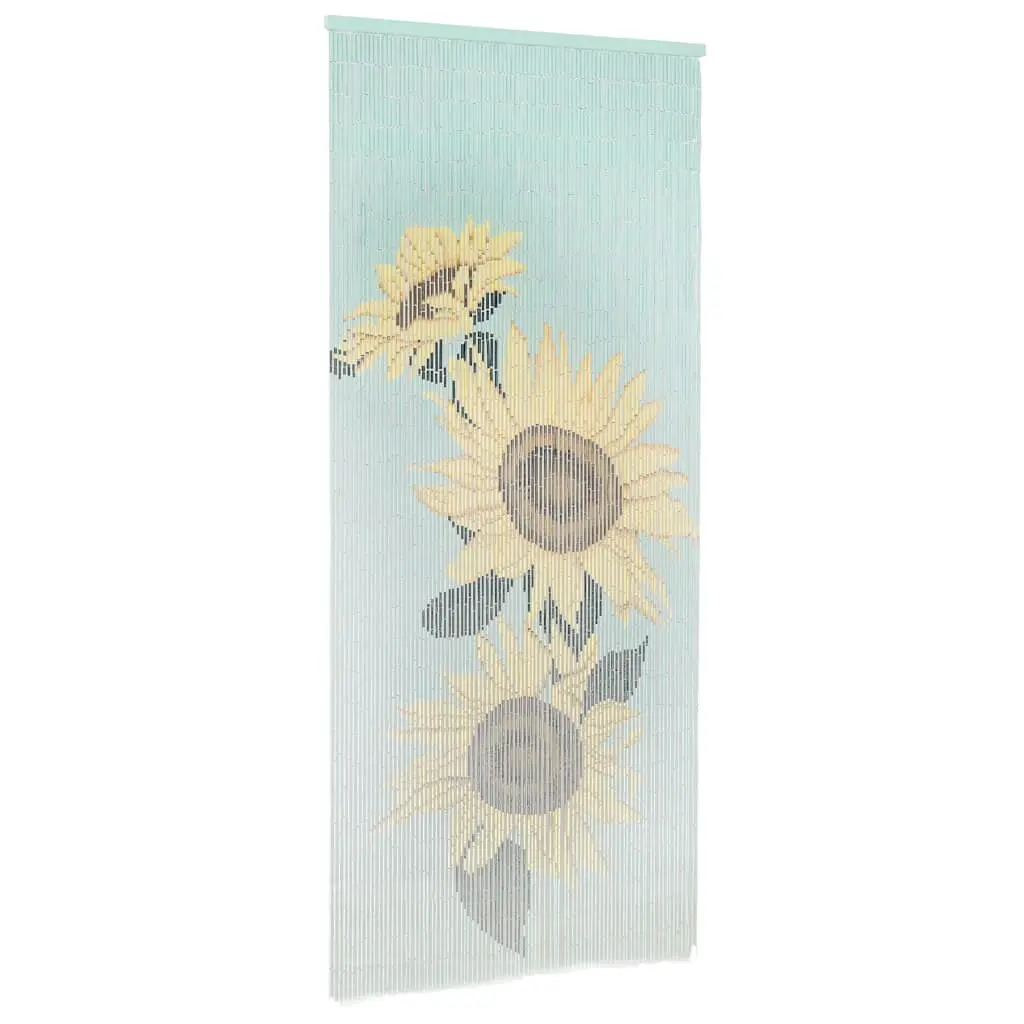 Insect Door Curtain Bamboo 90x200 cm Multicolour