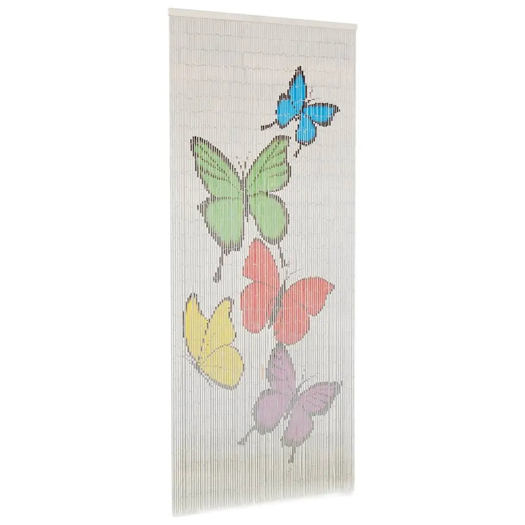 Bamboo Insect Door Curtain Multicolour 90x200 cm