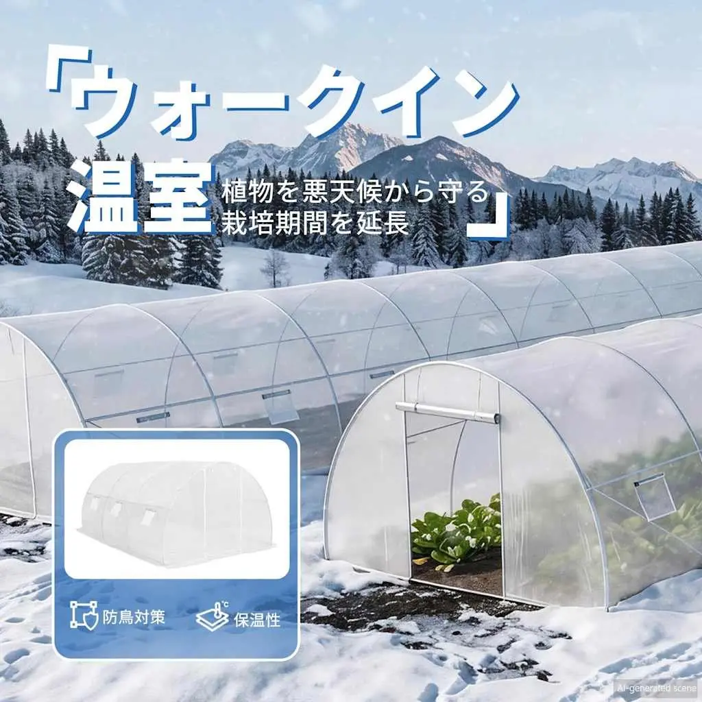 13.5m² Garden Greenhouse with Ventilation Windows