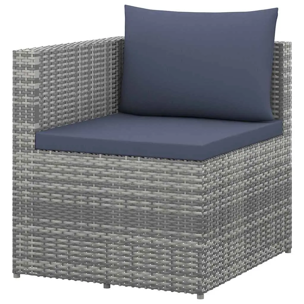 4 Piece Poly Rattan Garden Lounge Set