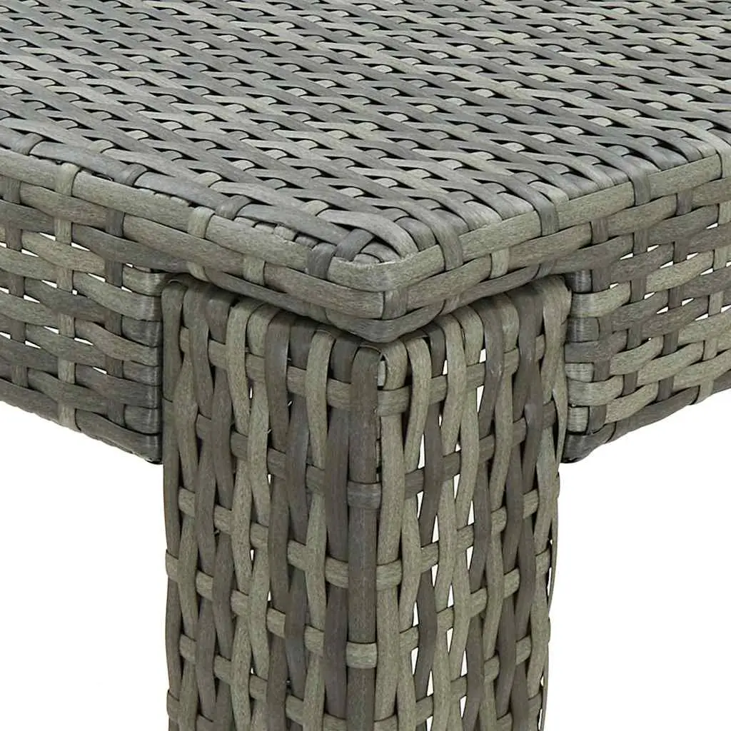 Grey Outdoor Bar Table 60.5x60.5x110.5 cm