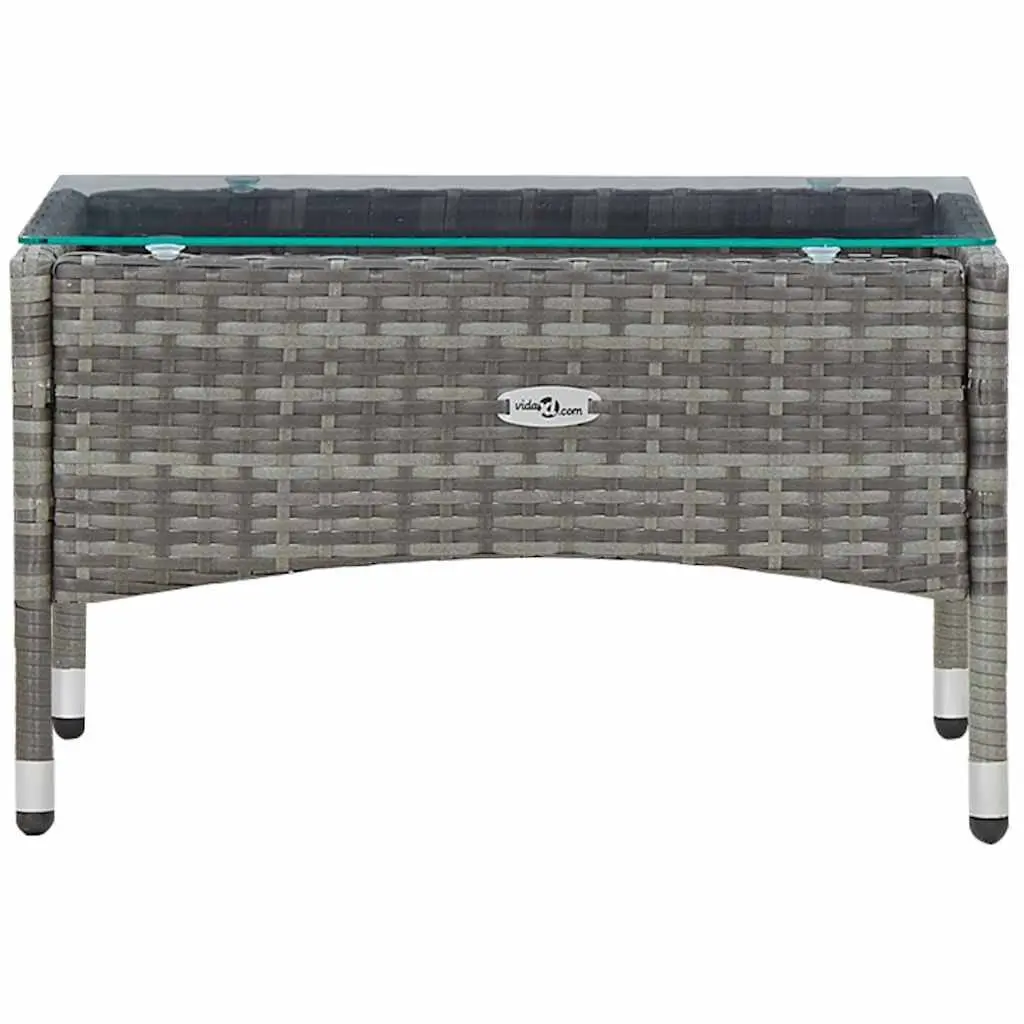 4-Piece Poly Rattan Garden Lounge Set