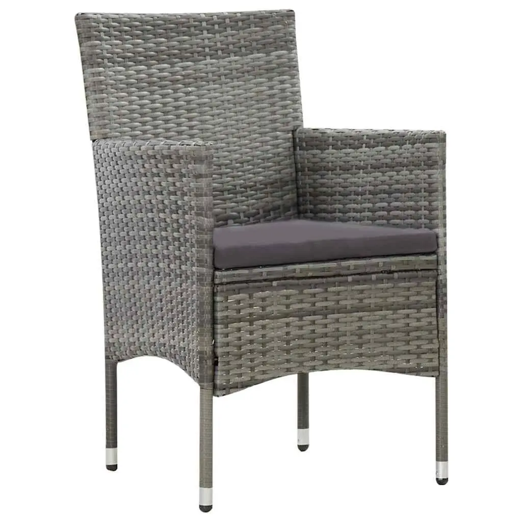 4-Piece Poly Rattan Garden Lounge Set