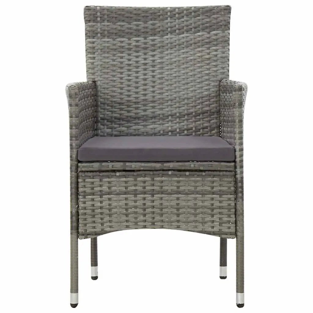4-Piece Poly Rattan Garden Lounge Set