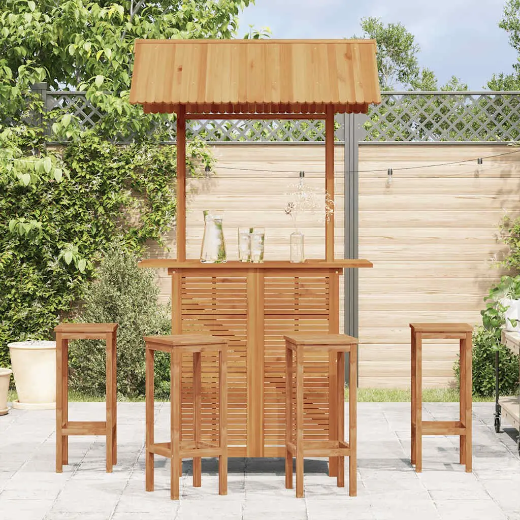 Outdoor Bar Table with Rooftop for Gardens