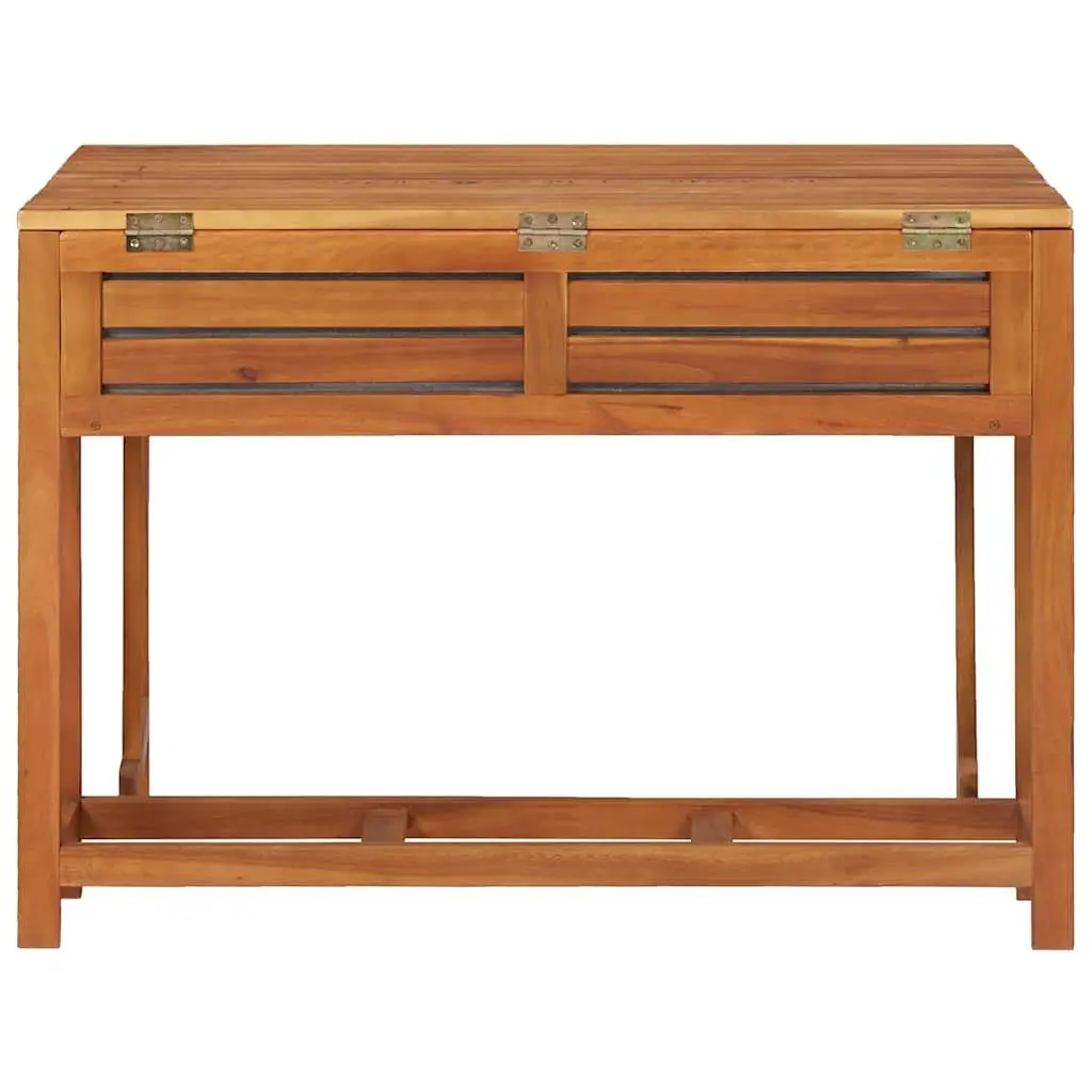 Garden Planter Table with 2 Folding Bistro Chairs