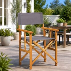 Sturdy Outdoor Folding Director's Chair for Camping