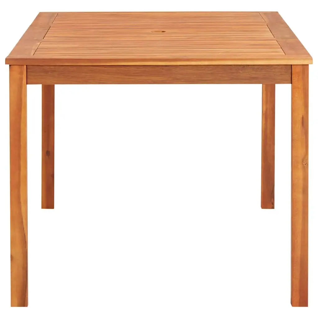 Brown Wood Outdoor Dining Table for Entertaining