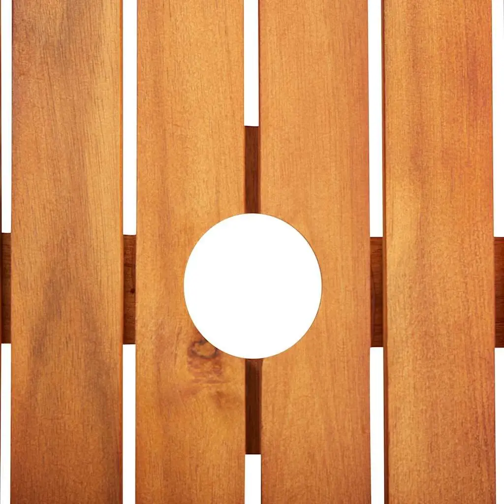 Brown Wood Outdoor Dining Table for Entertaining