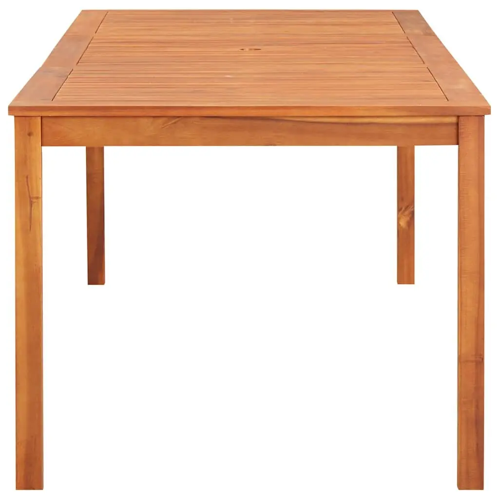 Solid Acacia Wood Outdoor Dining Table 215x90x74cm
