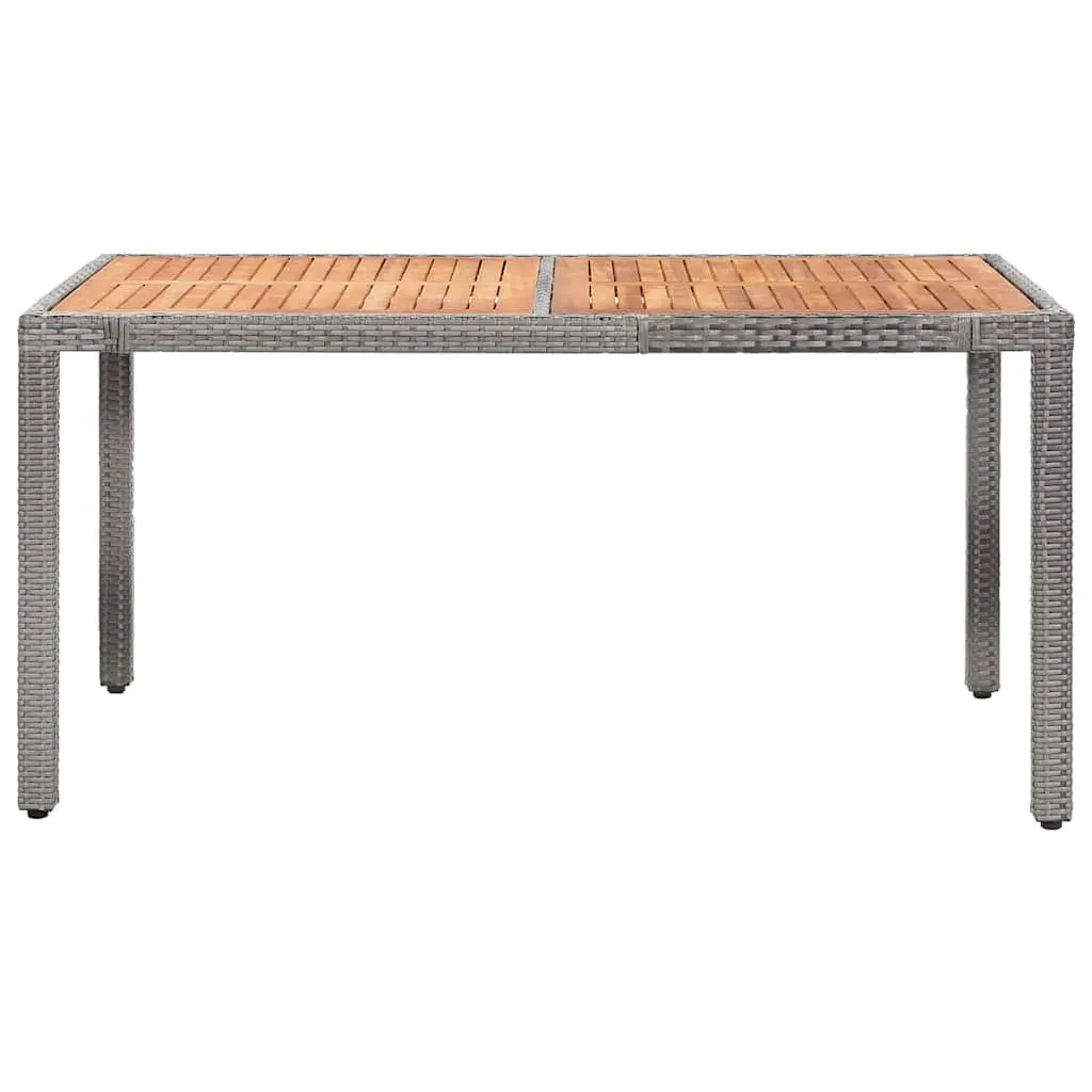7 Piece Outdoor Dining Set in Grey