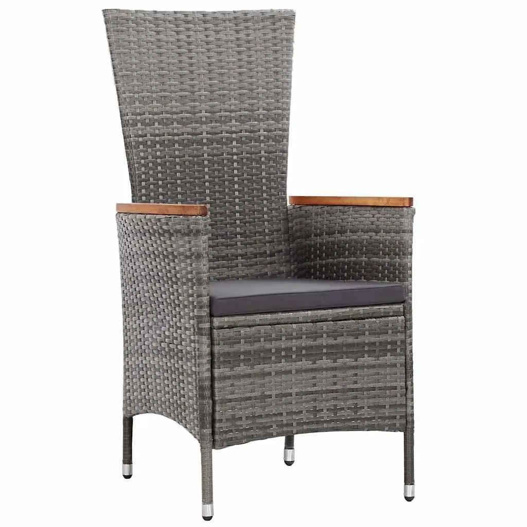 7 Piece Outdoor Dining Set in Grey