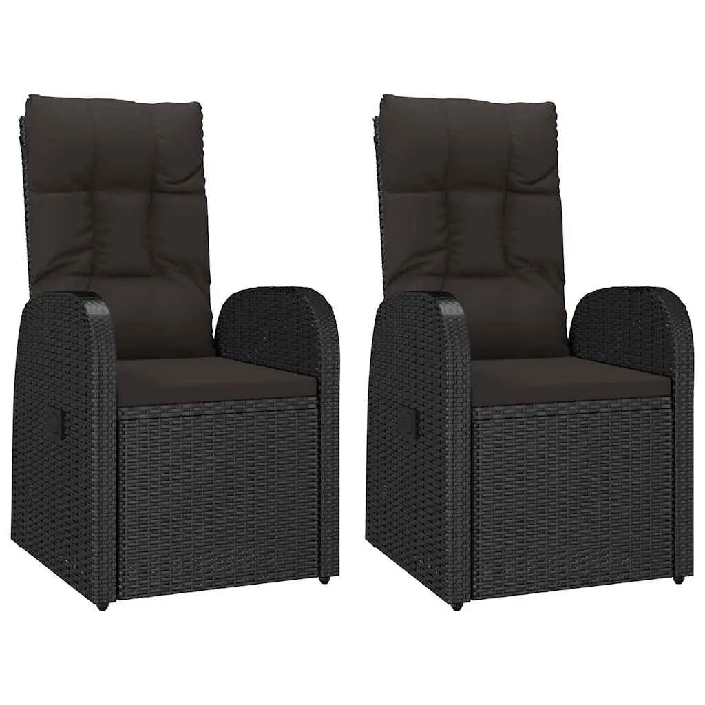 Reclining Armchairs 2 pcs for Outdoor Relaxation