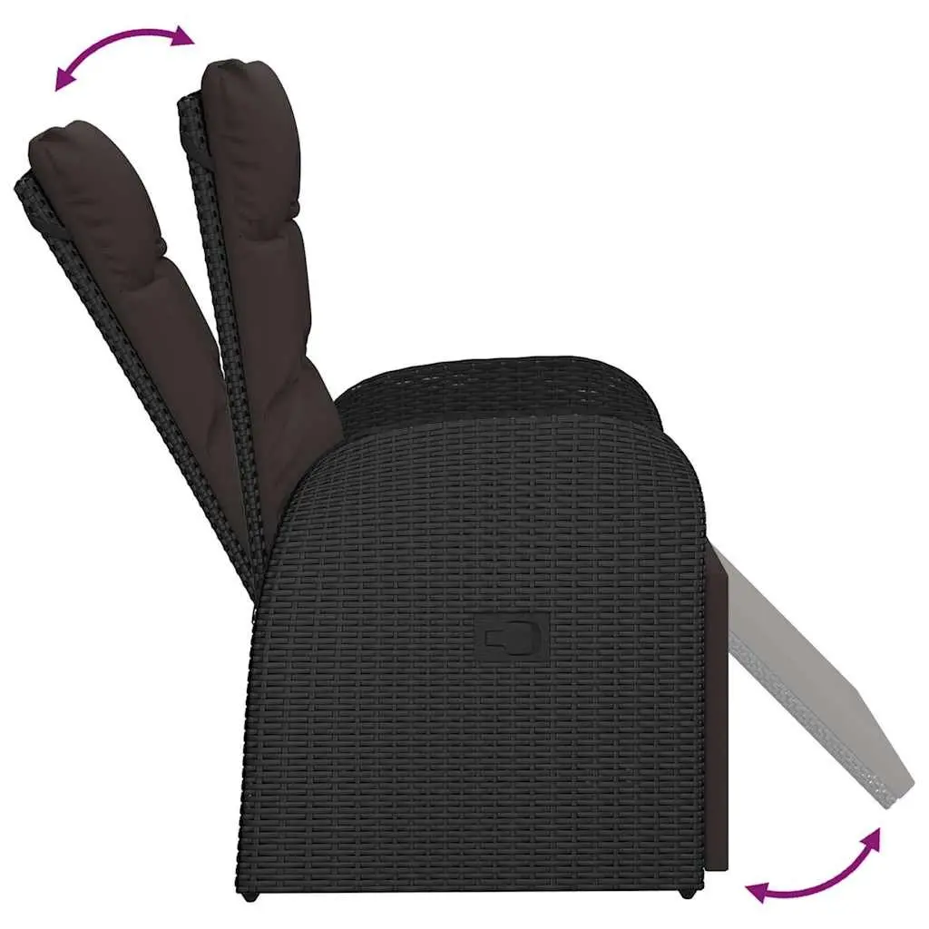 Outdoor Reclining Chair with Cushion