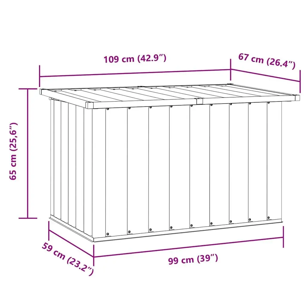 Garden Storage Box for Outdoor Equipment