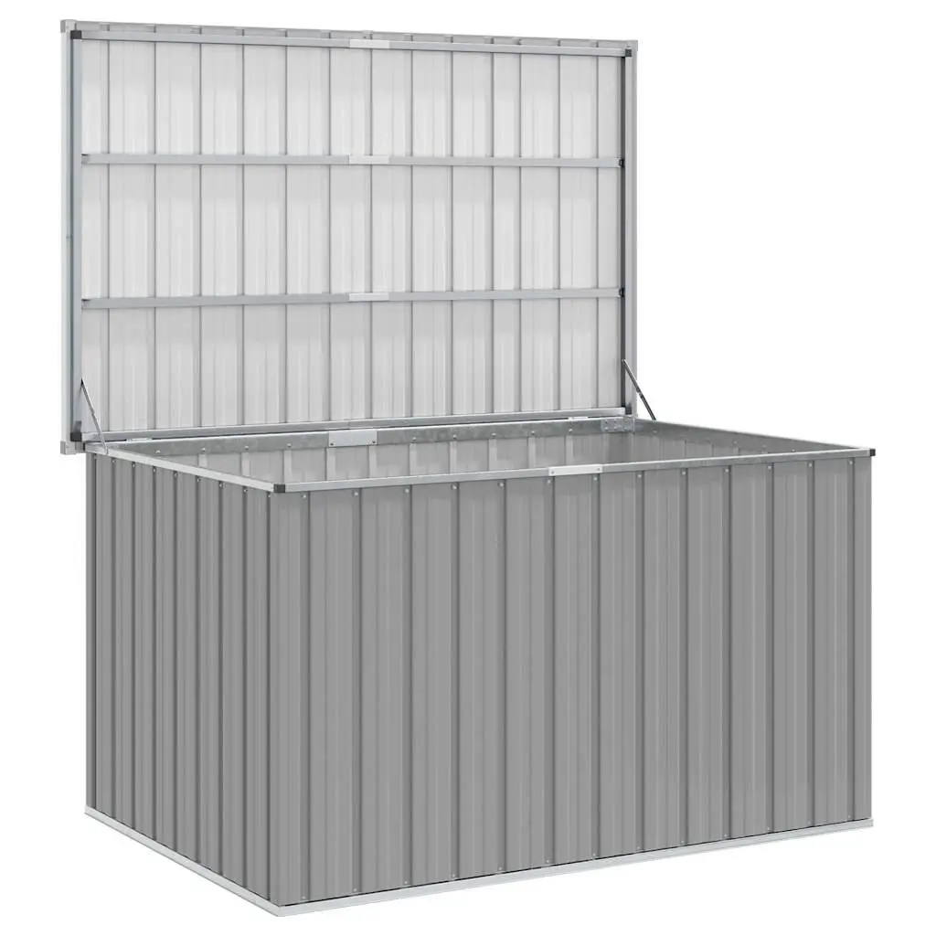 Grey Garden Storage Box for Outdoor Use