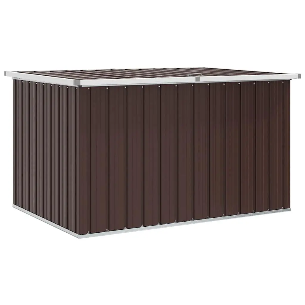 Brown Garden Storage Box for Outdoor Essentials