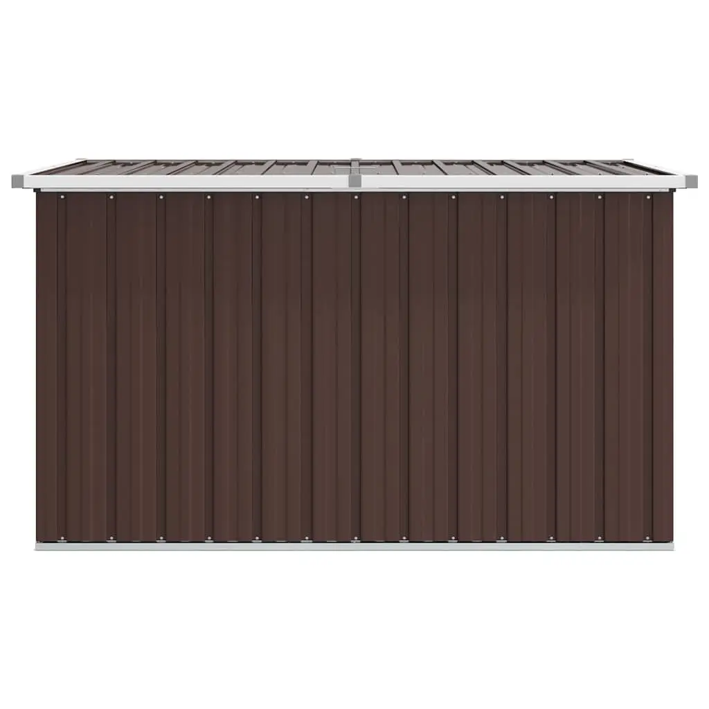 Brown Garden Storage Box for Outdoor Essentials
