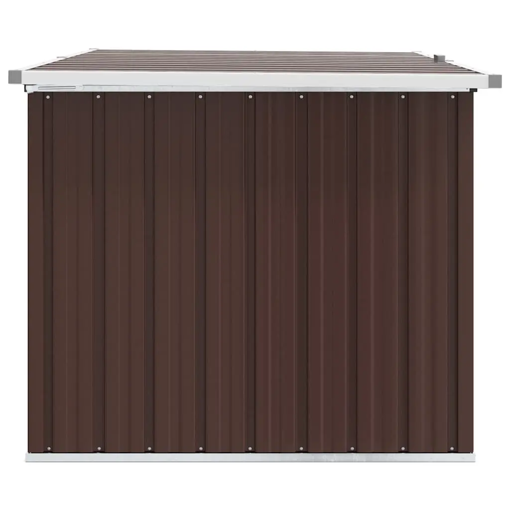 Brown Garden Storage Box for Outdoor Essentials