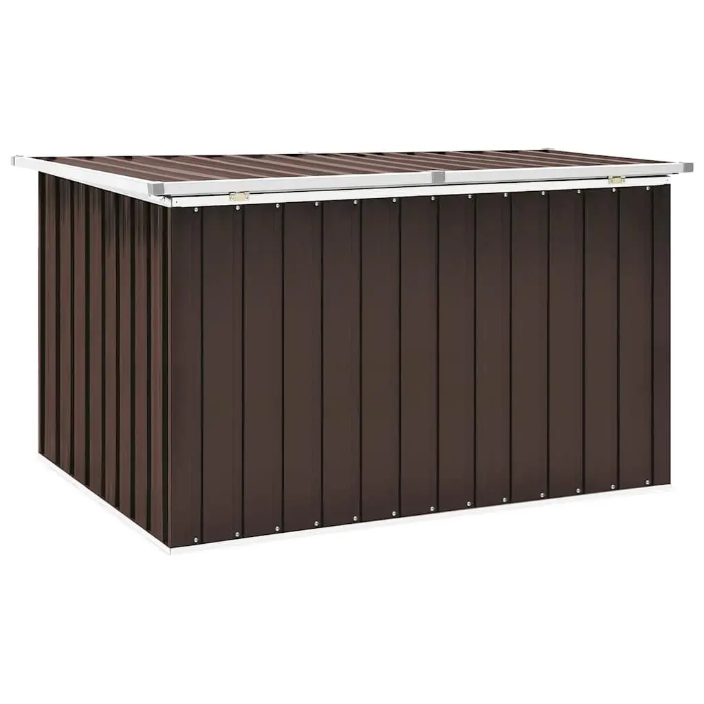 Brown Garden Storage Box for Outdoor Essentials