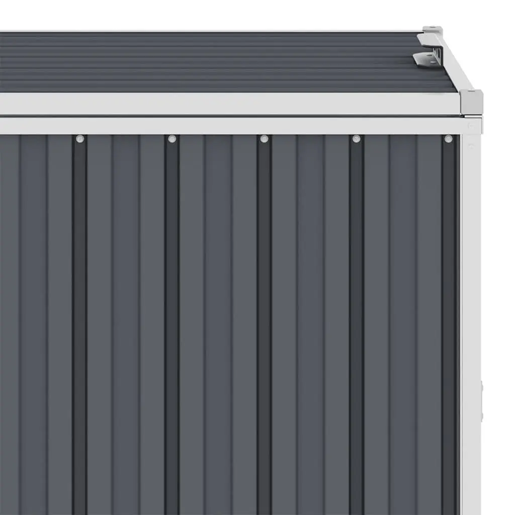 Triple Garbage Bin Shed for Outdoor Waste Storage