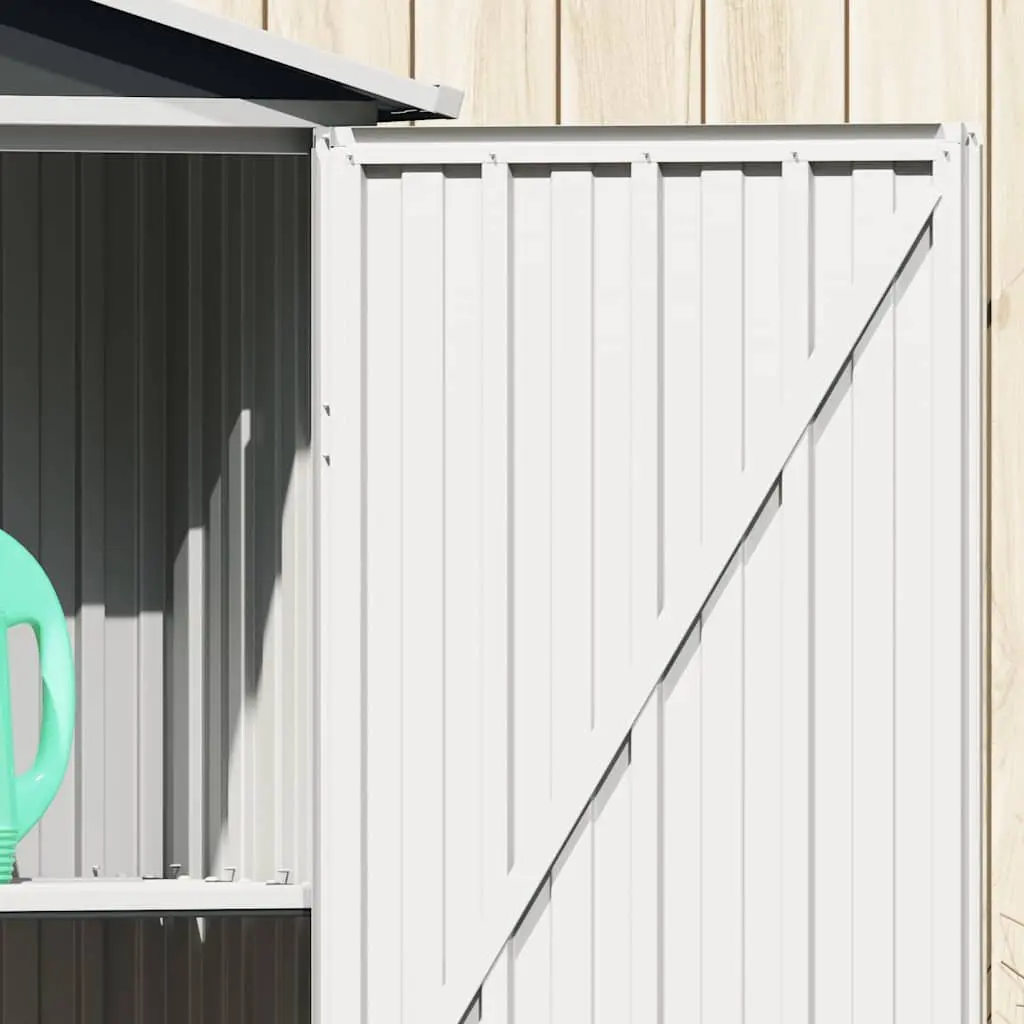 Anthracite Garden Shed 116x45x175 cm