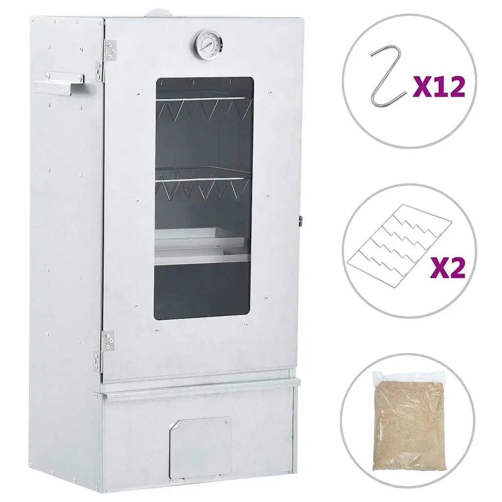 Outdoor BBQ Oven Smoker with Thermometer
