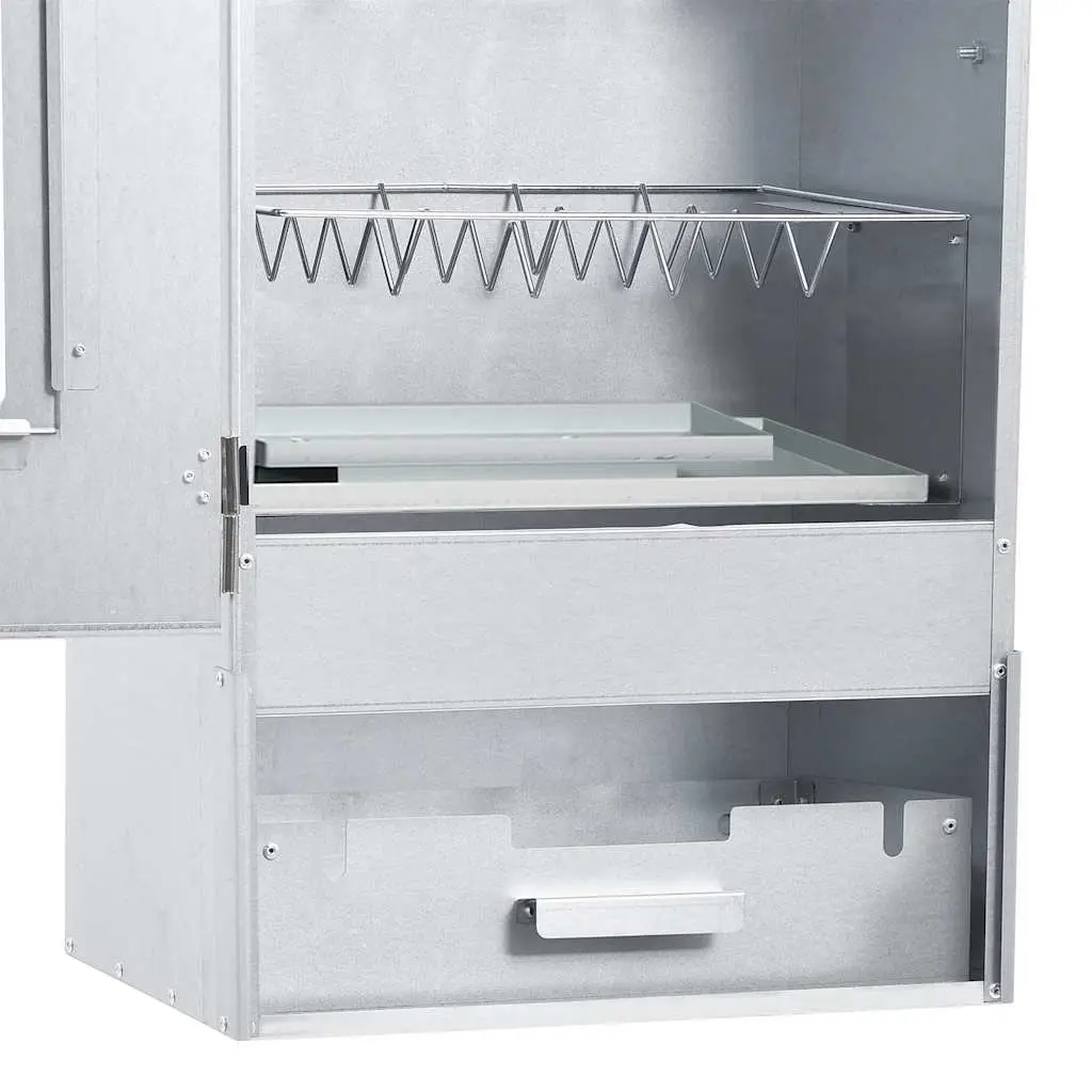 Outdoor BBQ Oven Smoker with Thermometer