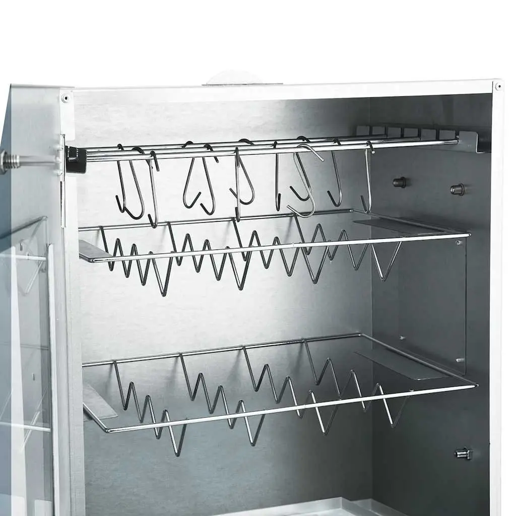 Outdoor BBQ Oven Smoker with Thermometer