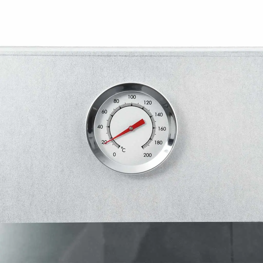 Outdoor BBQ Oven Smoker with Thermometer