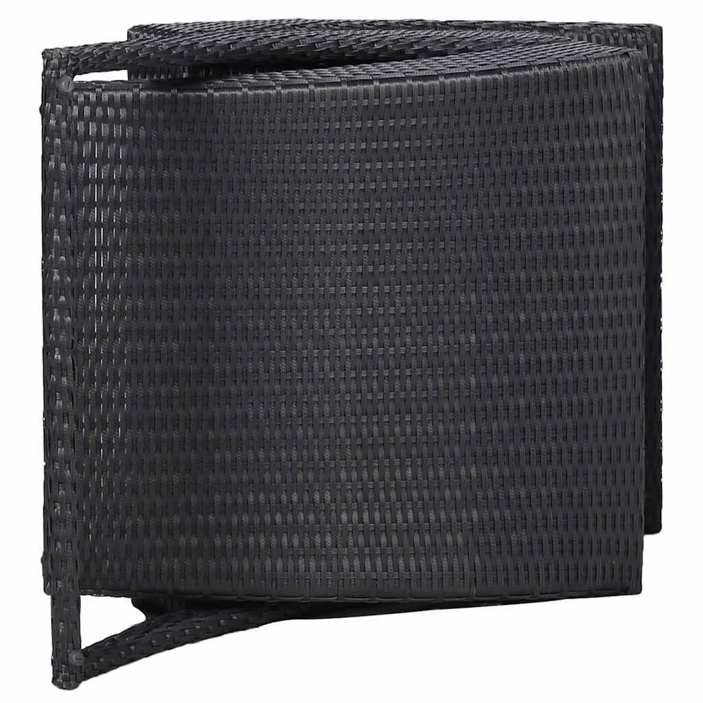 Poly Rattan Foldable Sun Lounger for Outdoors