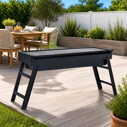 Sturdy Portable Camping Charcoal BBQ Grill for Outdoor Use