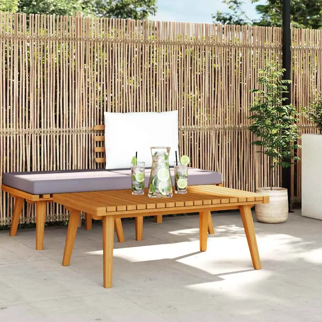 Outdoor Coffee Table 90x55x35cm Brown